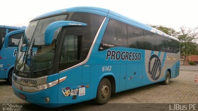 Auto Viação Progresso 6142 na cidade de Belo Jardim, Pernambuco, Brasil, por Luciano Ferreira de Lima Júnior. Número da foto: #2533520.