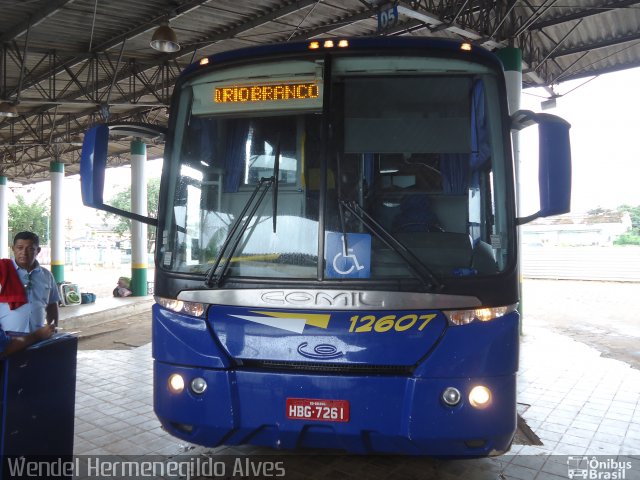 RodeRotas - Rotas de Viação do Triângulo 12607 na cidade de Porto Velho, Rondônia, Brasil, por Wendel Hermenegildo Alves. Número da foto: #2533770.