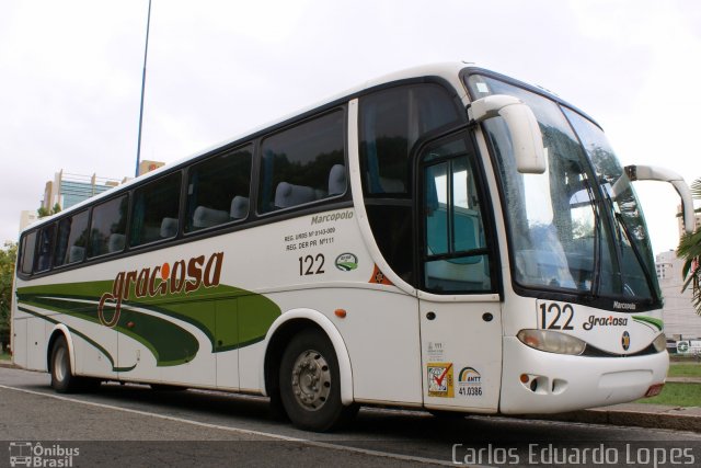 Viação Graciosa 122 na cidade de Curitiba, Paraná, Brasil, por Carlos Eduardo Lopes. Número da foto: #2533503.