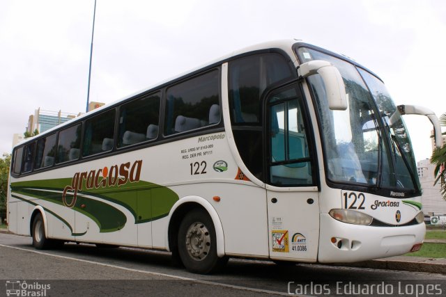 Viação Graciosa 122 na cidade de Curitiba, Paraná, Brasil, por Carlos Eduardo Lopes. ID da foto: 2533503.