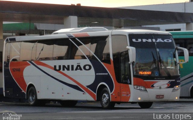 Expresso União 10146 na cidade de Goiânia, Goiás, Brasil, por Lucas Gabriel Resende Lopes. ID da foto: 2534041.