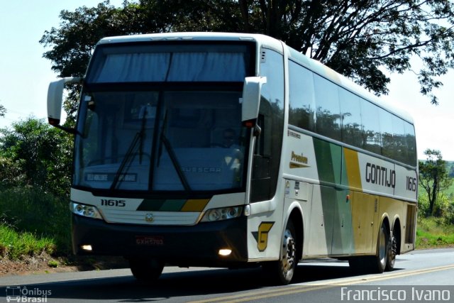 Empresa Gontijo de Transportes 11615 na cidade de Platina, São Paulo, Brasil, por Francisco Ivano. ID da foto: 2534701.