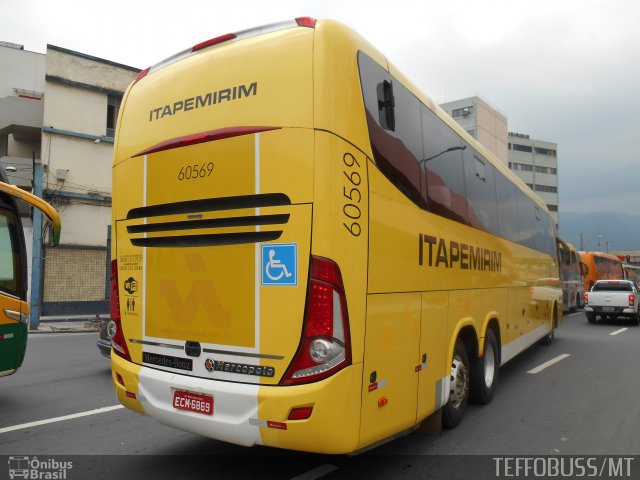 Viação Itapemirim 60569 na cidade de Rio de Janeiro, Rio de Janeiro, Brasil, por Stefano  Rodrigues dos Santos. Número da foto: #2535269.