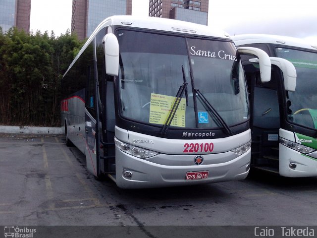 Viação Santa Cruz 220100 na cidade de São Paulo, São Paulo, Brasil, por Caio  Takeda. Número da foto: #2535553.