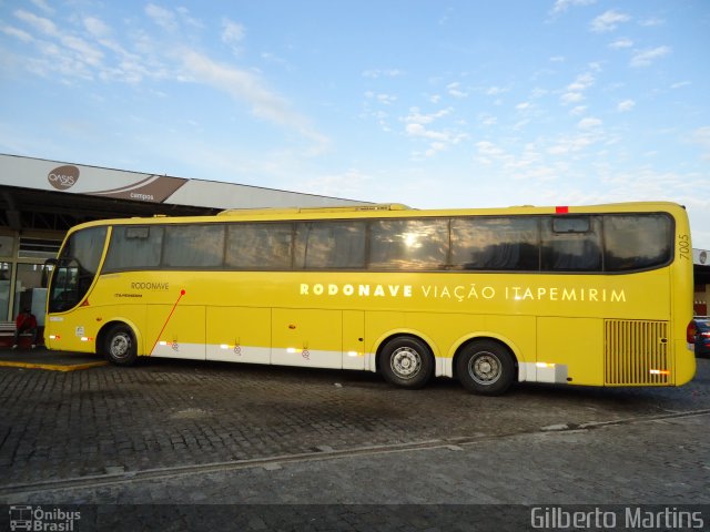 Viação Itapemirim 7005 na cidade de Campos dos Goytacazes, Rio de Janeiro, Brasil, por Gilberto Martins. ID da foto: 2536244.