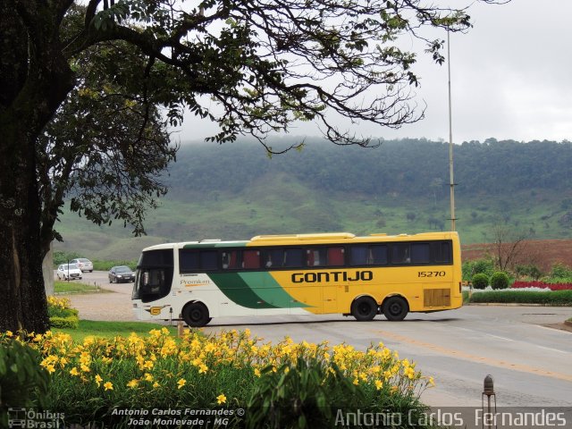 Empresa Gontijo de Transportes 15270 na cidade de João Monlevade, Minas Gerais, Brasil, por Antonio Carlos Fernandes. Número da foto: #2534956.