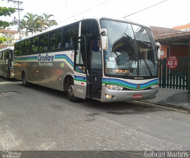 Auto Omnibus Circullare 7902 na cidade de Ubatuba, São Paulo, Brasil, por Gabriel D` Arque  Martins. Número da foto: #2535236.
