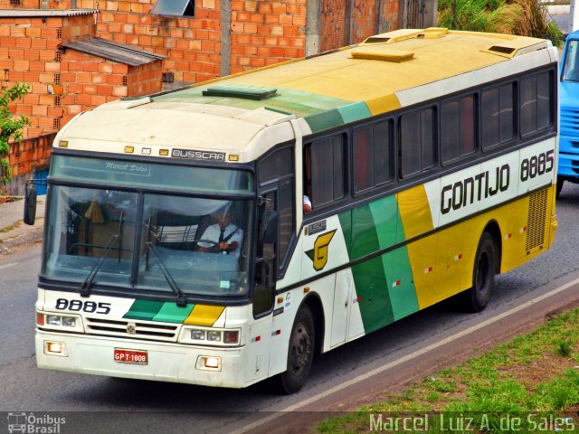 Empresa Gontijo de Transportes 8885 na cidade de Belo Horizonte, Minas Gerais, Brasil, por Marcel  Sales. Número da foto: #2535513.