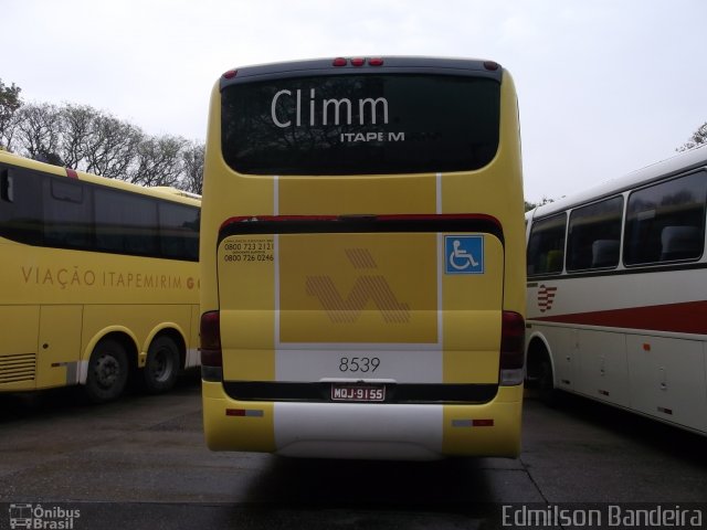 Viação Itapemirim 8539 na cidade de São Paulo, São Paulo, Brasil, por Edmilson Bandeira. Número da foto: #2535520.