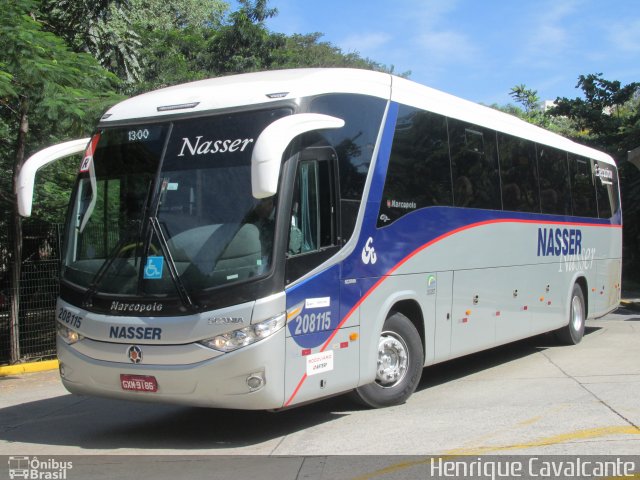 Viação Nasser 208115 na cidade de São Paulo, São Paulo, Brasil, por Henrique Cavalcante. Número da foto: #2537010.