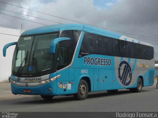 Auto Viação Progresso 6042 na cidade de Maceió, Alagoas, Brasil, por Rodrigo Fonseca. Número da foto: #2537427.