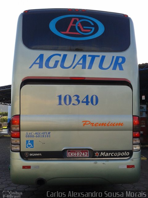 Aguatur Transporte e Turismo 10340 na cidade de Piranhas, Goiás, Brasil, por Carlos Alexsandro Sousa Morais. Número da foto: #2536650.