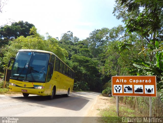 Viação Itapemirim 8543 na cidade de Alto Caparaó, Minas Gerais, Brasil, por Gilberto Martins. Número da foto: #2537769.