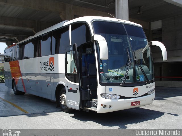 Viação Cidade do Aço RJ 174.087 na cidade de São Paulo, São Paulo, Brasil, por Luciano Miranda. Número da foto: #2536579.