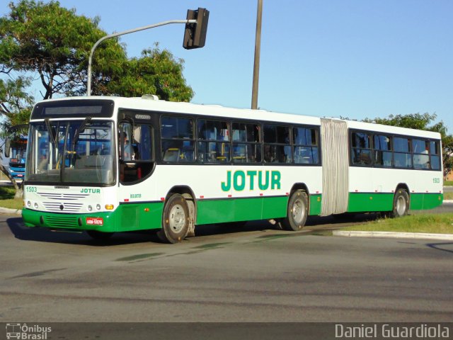 Jotur - Auto Ônibus e Turismo Josefense 1503 na cidade de Florianópolis, Santa Catarina, Brasil, por Daniel Guardiola. ID da foto: 2537793.