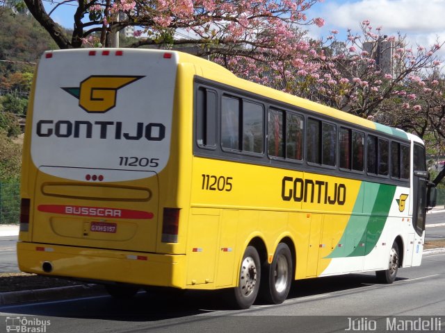 Empresa Gontijo de Transportes 11205 na cidade de Belo Horizonte, Minas Gerais, Brasil, por Júlio  Mandelli. Número da foto: #2539366.