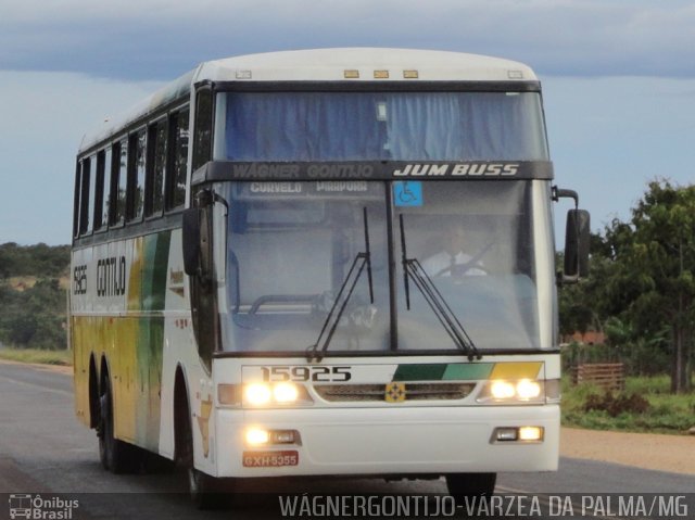 Empresa Gontijo de Transportes 15925 na cidade de Várzea da Palma, Minas Gerais, Brasil, por Wagner Gontijo Várzea da Palma-mg. ID da foto: 2538074.