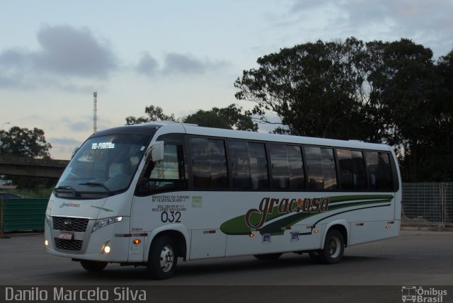 Viação Graciosa 032 na cidade de Curitiba, Paraná, Brasil, por Danilo Marcelo Silva. ID da foto: 2538890.