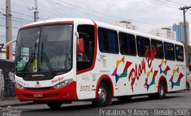 Play Bus Turismo 3070 na cidade de São Paulo, São Paulo, Brasil, por Cristiano Soares da Silva. ID da foto: 2538322.