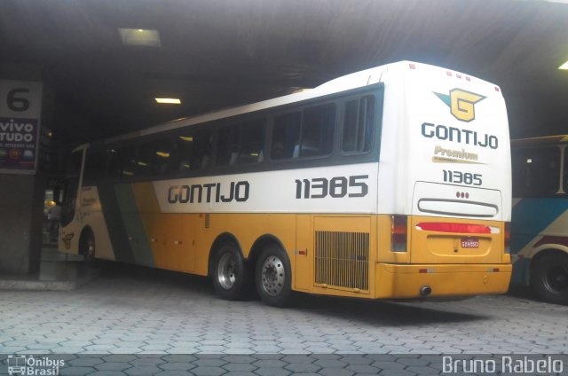 Empresa Gontijo de Transportes 11385 na cidade de Belo Horizonte, Minas Gerais, Brasil, por Bruno Rabelo. ID da foto: 2539938.