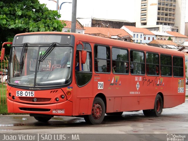 Viação Pelé 58-015 na cidade de São Luís, Maranhão, Brasil, por João Victor. ID da foto: 2540133.