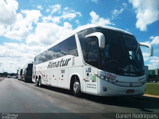 Rimatur Transportes 7800 na cidade de Brasília, Distrito Federal, Brasil, por Daniel Rodrigues. ID da foto: 2541419.