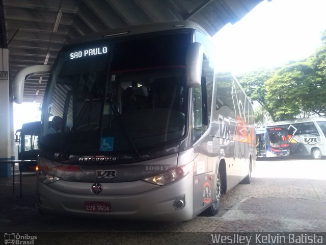VB Transportes e Turismo 10017 na cidade de Indaiatuba, São Paulo, Brasil, por Weslley Kelvin Batista. Número da foto: #2541079.