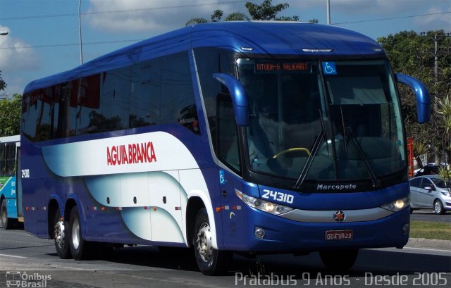 Viação Águia Branca 24310 na cidade de Serra, Espírito Santo, Brasil, por Cristiano Soares da Silva. ID da foto: 2540030.