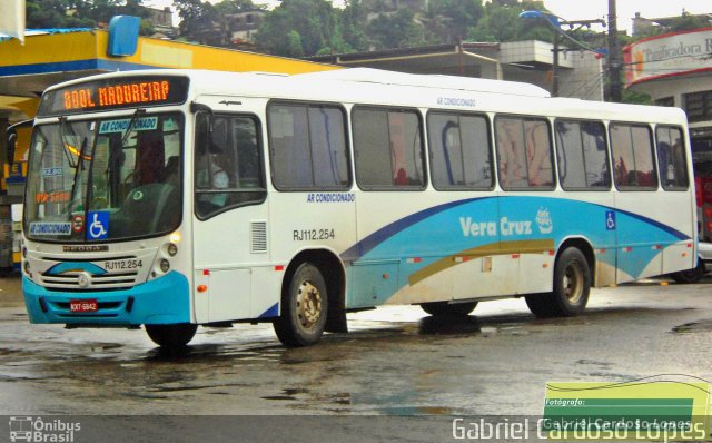 Auto Viação Vera Cruz - Belford Roxo RJ 112.254 na cidade de Belford Roxo, Rio de Janeiro, Brasil, por Gabriel Cardoso Lopes. Número da foto: #2540647.