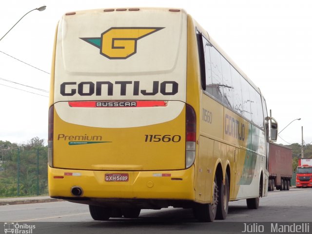 Empresa Gontijo de Transportes 11560 na cidade de Belo Horizonte, Minas Gerais, Brasil, por Júlio  Mandelli. Número da foto: #2540894.