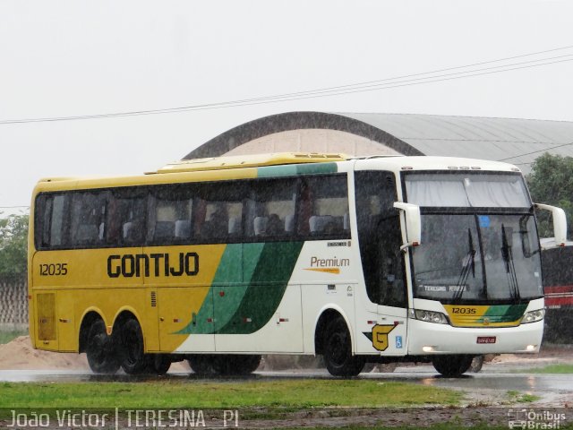 Empresa Gontijo de Transportes 12035 na cidade de Teresina, Piauí, Brasil, por João Victor. ID da foto: 2540770.