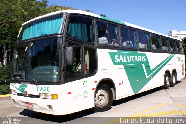Viação Salutaris e Turismo 13620 na cidade de São Paulo, São Paulo, Brasil, por Carlos Eduardo Lopes. Número da foto: #2540871.