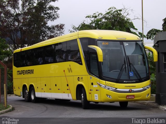 Viação Itapemirim 60691 na cidade de Vitória, Espírito Santo, Brasil, por Tiago Baldan. Número da foto: #2541272.