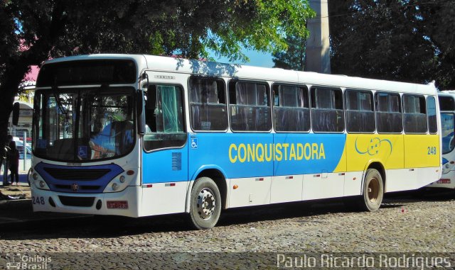 Viação Nossa Senhora Conquistadora 248 na cidade de Pelotas, Rio Grande do Sul, Brasil, por Paulo Ricardo  Rodrigues Villanova. ID da foto: 2541894.