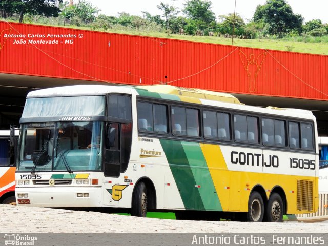 Empresa Gontijo de Transportes 15035 na cidade de João Monlevade, Minas Gerais, Brasil, por Antonio Carlos Fernandes. Número da foto: #2541721.