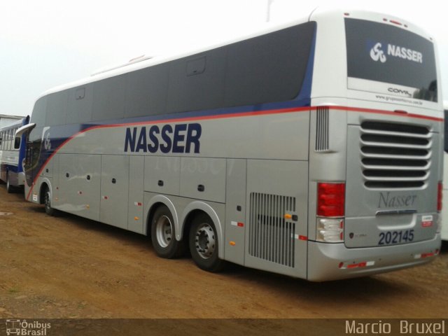 Viação Nasser 202145 na cidade de Erechim, Rio Grande do Sul, Brasil, por Marcio  Bruxel. Número da foto: #2512069.