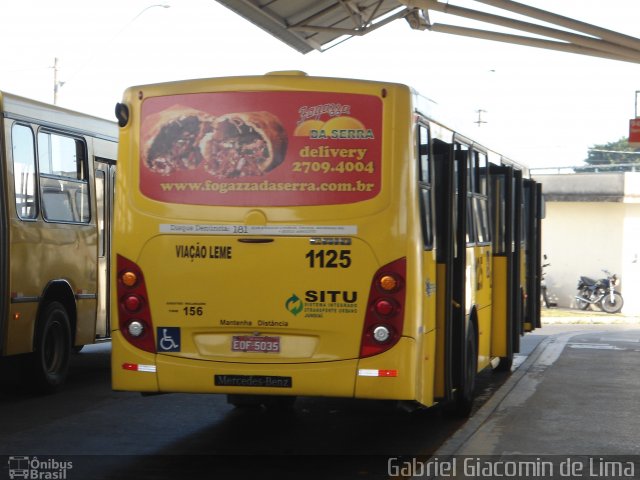 Viação Leme 1125 na cidade de Jundiaí, São Paulo, Brasil, por Gabriel Giacomin de Lima. ID da foto: 2513124.