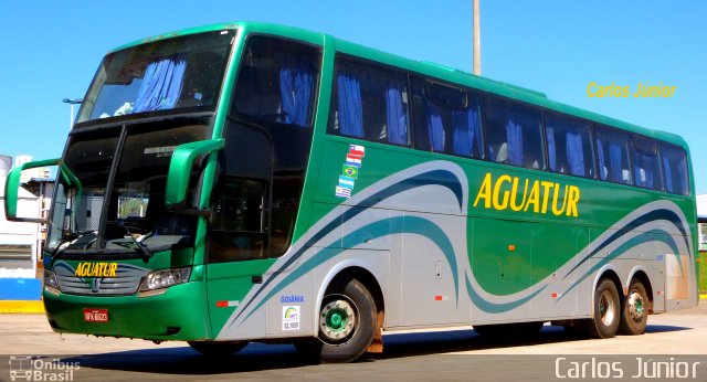 Aguatur Transporte e Turismo 1007 na cidade de Goiânia, Goiás, Brasil, por Carlos Júnior. ID da foto: 2512462.