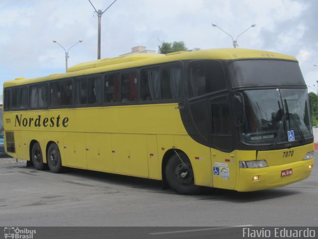 Viação Nordeste 7070 na cidade de Fortaleza, Ceará, Brasil, por Flávio Eduardo. Número da foto: #2512358.