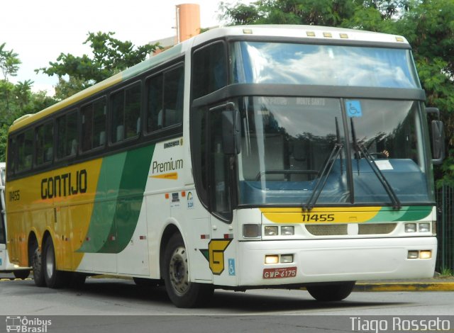 Empresa Gontijo de Transportes 11455 na cidade de São Paulo, São Paulo, Brasil, por Tiago Rosseto. Número da foto: #2511614.