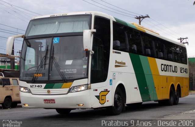 Empresa Gontijo de Transportes 12740 na cidade de São Paulo, São Paulo, Brasil, por Cristiano Soares da Silva. ID da foto: 2512627.