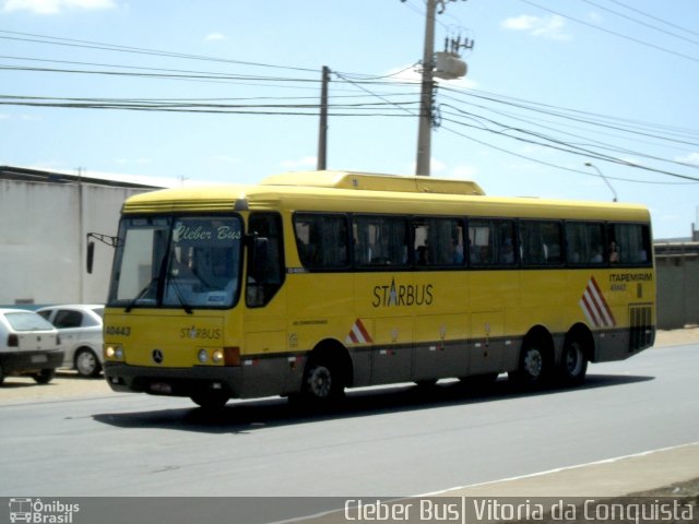 Viação Itapemirim 40443 na cidade de Vitória da Conquista, Bahia, Brasil, por Cleber Bus. ID da foto: 2544306.