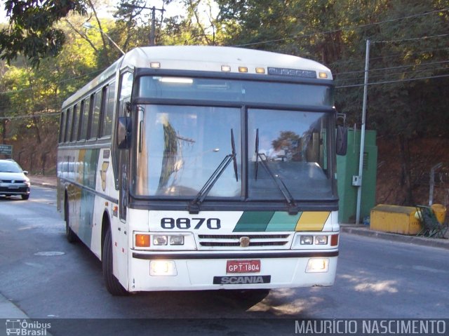 Empresa Gontijo de Transportes 8870 na cidade de Belo Horizonte, Minas Gerais, Brasil, por Maurício Nascimento. ID da foto: 2543942.