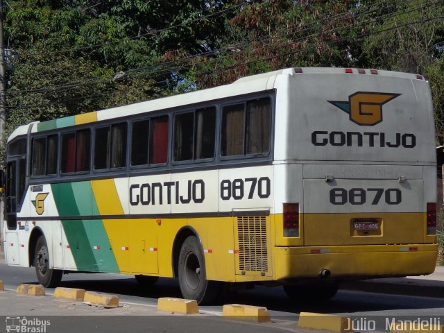 Empresa Gontijo de Transportes 8870 na cidade de Belo Horizonte, Minas Gerais, Brasil, por Júlio  Mandelli. ID da foto: 2543779.