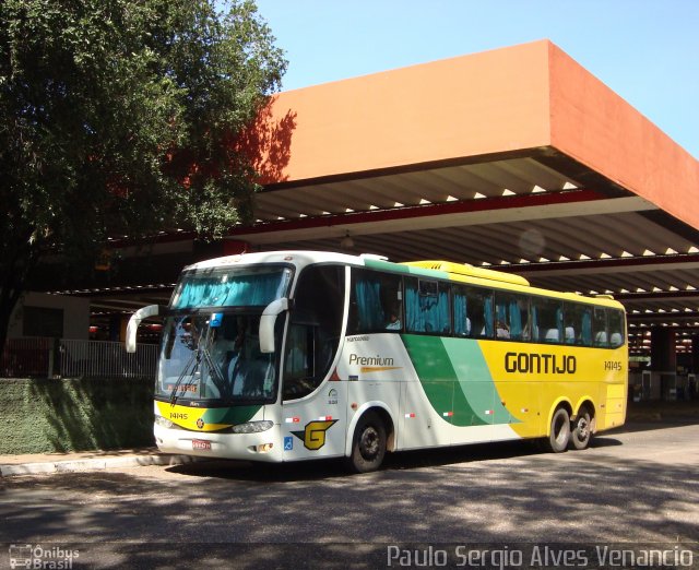 Empresa Gontijo de Transportes 14145 na cidade de Cuiabá, Mato Grosso, Brasil, por Paulo Sergio Alves Venancio. ID da foto: 2543172.