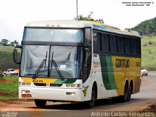 Empresa Gontijo de Transportes 15275 na cidade de João Monlevade, Minas Gerais, Brasil, por Antonio Carlos Fernandes. Número da foto: #2543327.