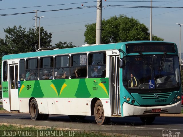 Viação Pioneira 404985 na cidade de Brasília, Distrito Federal, Brasil, por João Victor. ID da foto: 2543781.