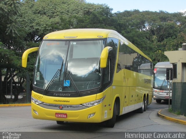 Viação Itapemirim 60587 na cidade de São Paulo, São Paulo, Brasil, por Henrique Cavalcante. Número da foto: #2543479.