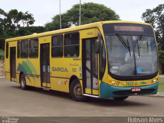 Viação Garcia 7622 na cidade de Maringá, Paraná, Brasil, por Robson Alves. ID da foto: 2544144.