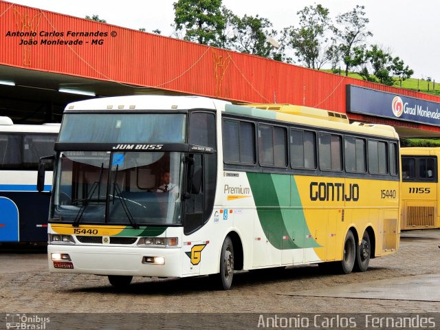 Empresa Gontijo de Transportes 15440 na cidade de João Monlevade, Minas Gerais, Brasil, por Antonio Carlos Fernandes. ID da foto: 2544775.